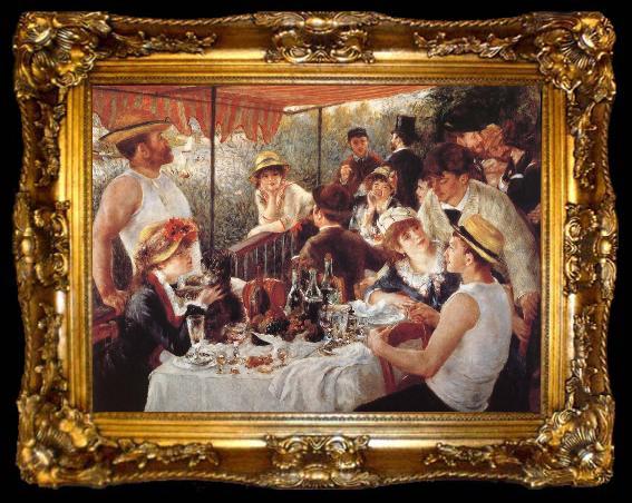 framed  Pierre-Auguste Renoir Rodda Breakfast, ta009-2
