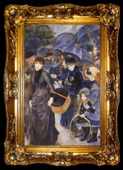 framed  Pierre-Auguste Renoir Les Parapluies, ta009-2
