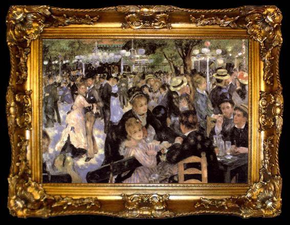 framed  Pierre-Auguste Renoir Le Moulin de la Galette, ta009-2