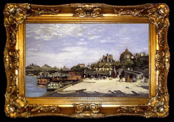 framed  Pierre-Auguste Renoir The Pont des Arts, ta009-2