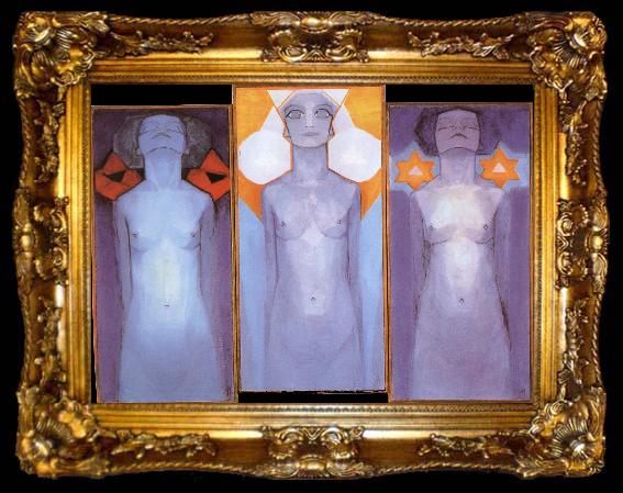 framed  Piet Mondrian Evolution, ta009-2