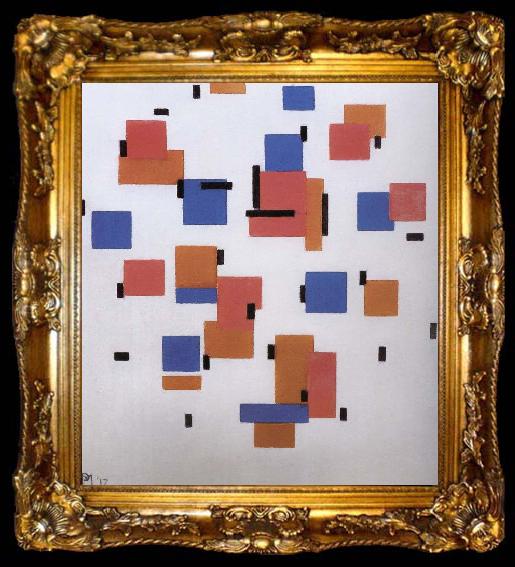 framed  Piet Mondrian Conformation, ta009-2