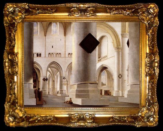 framed  Pieter Saenredam Grote Kerk Haarlem, ta009-2