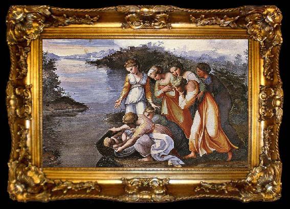 framed  RAFFAELLO Sanzio Moses Saved from the Water, ta009-2
