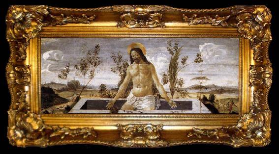 framed  Sandro Botticelli Christ in the Sepulchre, ta009-2