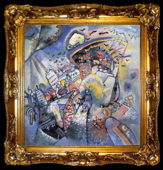 framed  Wassily Kandinsky Moszkva Voros ter, ta009-2
