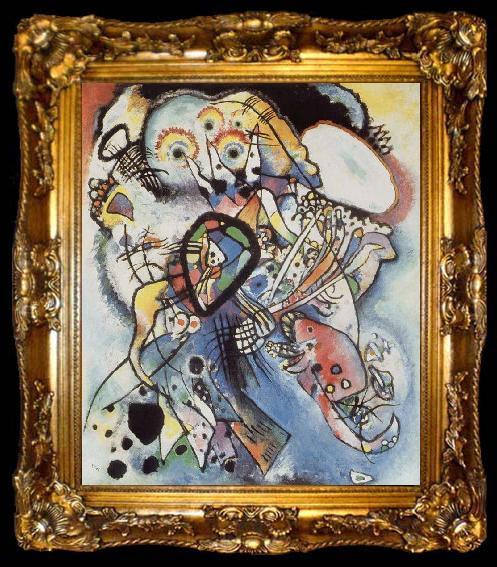 framed  Wassily Kandinsky Ker ovalis, ta009-2