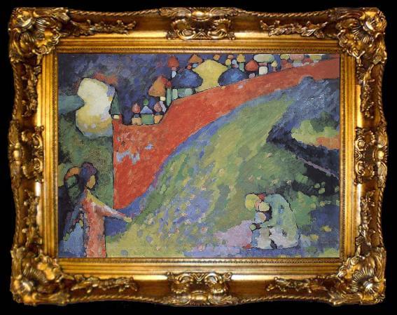 framed  Wassily Kandinsky Balvegzet, ta009-2