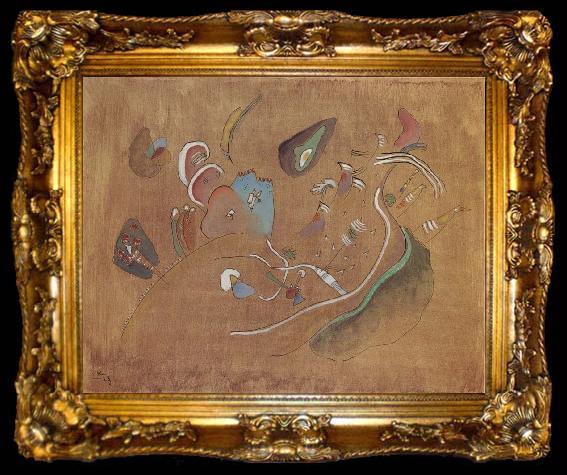 framed  Wassily Kandinsky Kompozicio barnan, ta009-2
