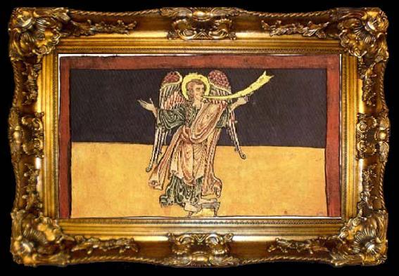 framed  unknow artist Detail of the seventh Angel of the APocalypse  Proclaiming the Reign of the Lord, ta009-2