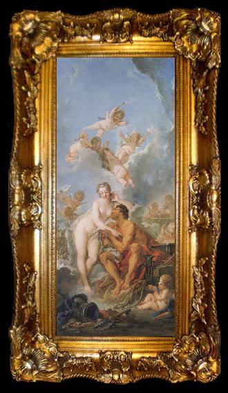 framed  Francois Boucher Venus and Vulcan, ta009-2
