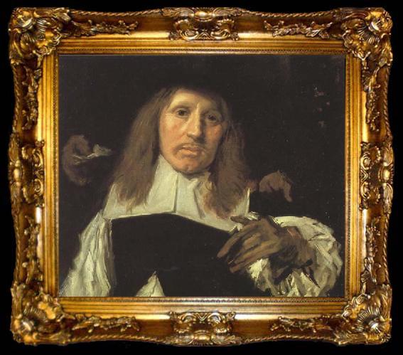 framed  Frans Hals Details of The Governors of the Old Men