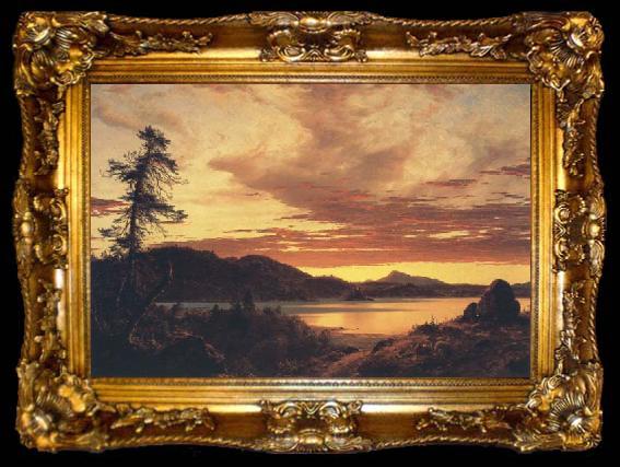 framed  Frederic E.Church Sunset, ta009-2