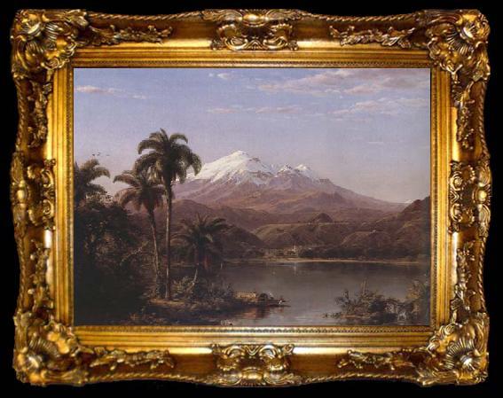 framed  Frederic E.Church Tamaca Palms, ta009-2