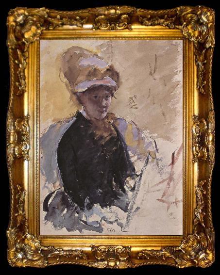 framed  Mary Cassatt Self-Portrait, ta009-2