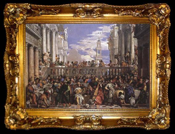 framed  Paolo Veronese The Marriage at Cana, ta009-2