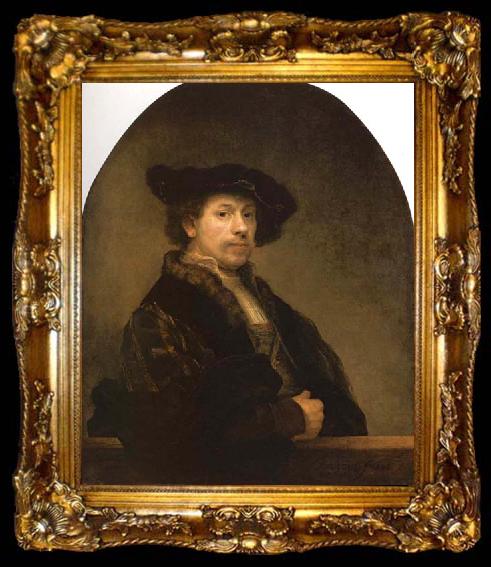 framed  Rembrandt van rijn Self-Portrait, ta009-2