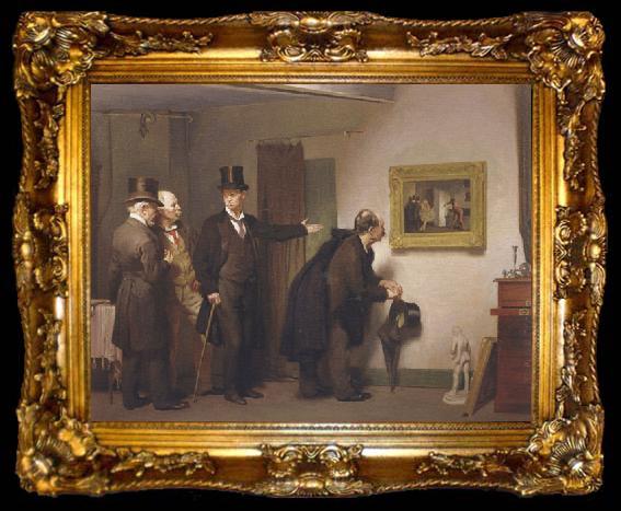 framed  Sir William Orpen The Valuers, ta009-2
