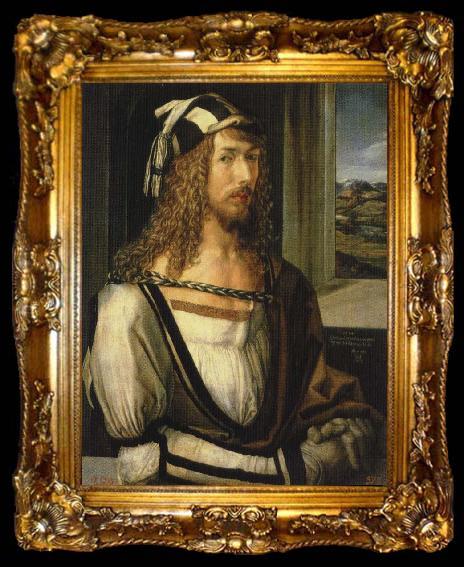 framed  Albrecht Durer sjalvportratt, ta009-2