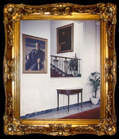 framed  Anders Zorn president w taft, ta009-2