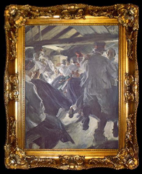 framed  Anders Zorn stampdans i gopsmorsugan, ta009-2