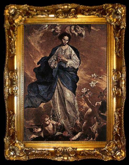 framed  Bernardo Cavallino Blessed Virgin, ta009-2