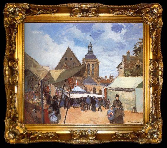 framed  Camille Pissarro September s Pang map oise, ta009-2