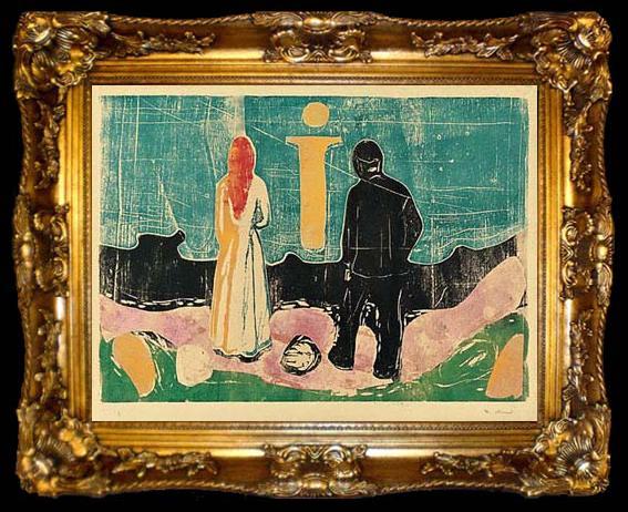 framed  Caspar David Friedrich Edvard Munch, ta009-2