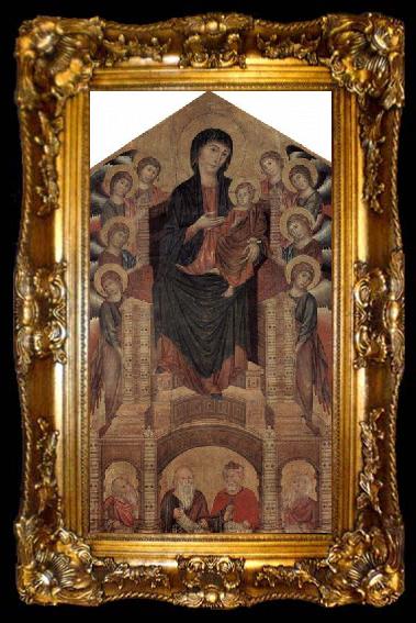 framed  Cimabue Maesta, ta009-2