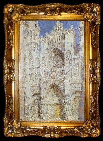 framed  Claude Monet The sun of the main entrance of the Rouen Cathedral, ta009-2