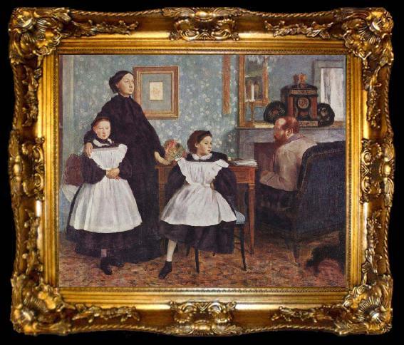 framed  Edgar Degas Portrait of the Bellelli Family, ta009-2