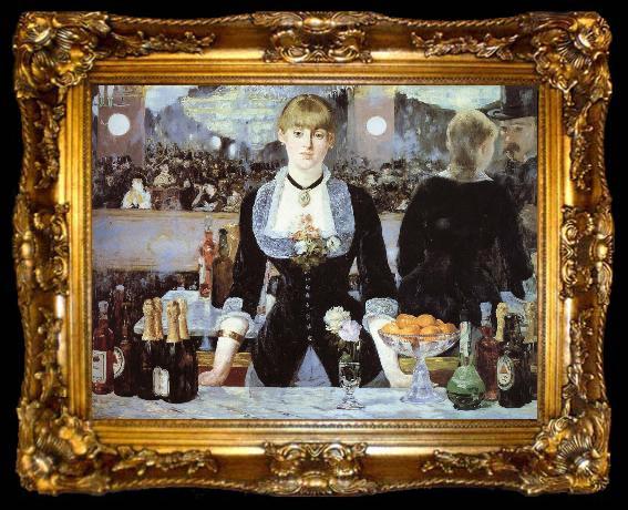 framed  Edouard Manet Welfare - Bergeron Seoul Bar, ta009-2
