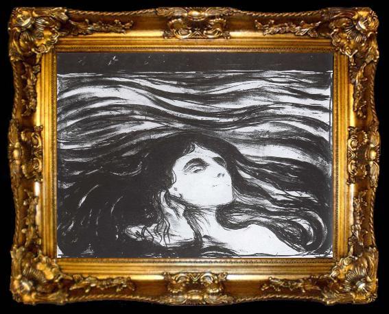 framed  Edvard Munch Love, ta009-2