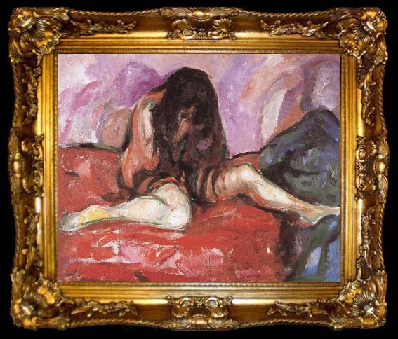 framed  Edvard Munch Naked, ta009-2