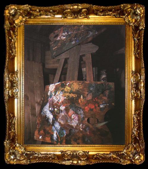 framed  Edvard Munch Palette, ta009-2