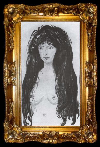 framed  Edvard Munch Evil, ta009-2