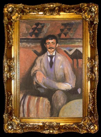 framed  Edvard Munch Artist, ta009-2
