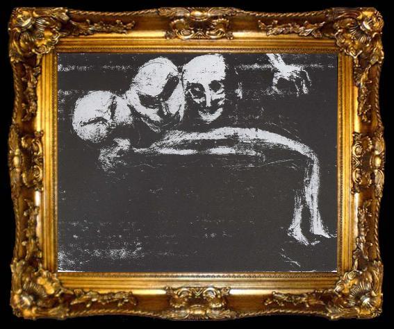 framed  Edvard Munch Desire, ta009-2