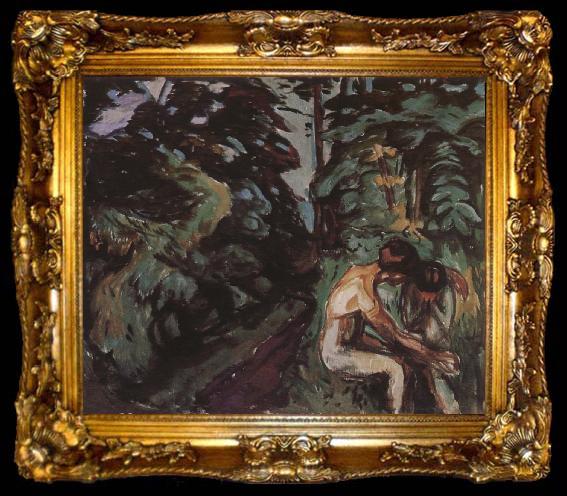 framed  Edvard Munch Comfort, ta009-2