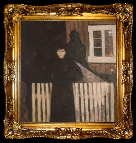 framed  Edvard Munch Moon night, ta009-2
