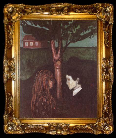 framed  Edvard Munch Look at each other, ta009-2