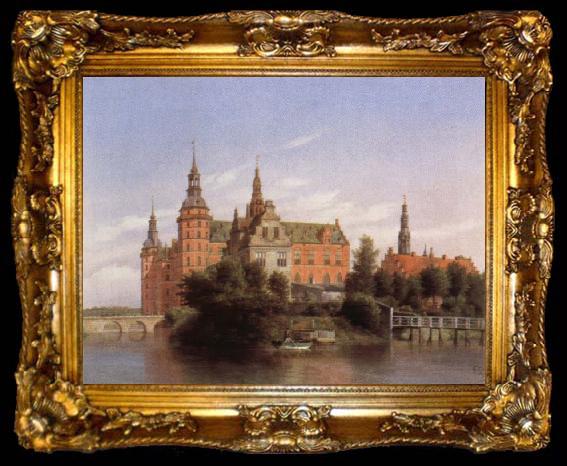 framed  Ferdinand Roybet federiksborg castle, ta009-2