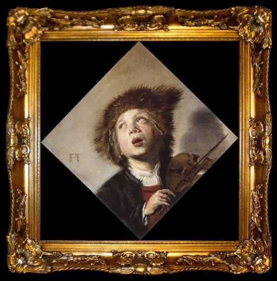 framed  Frans Hals a boy with a violin, ta009-2