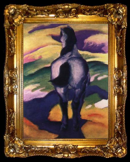 framed  Franz Marc blue horse ll, ta009-2