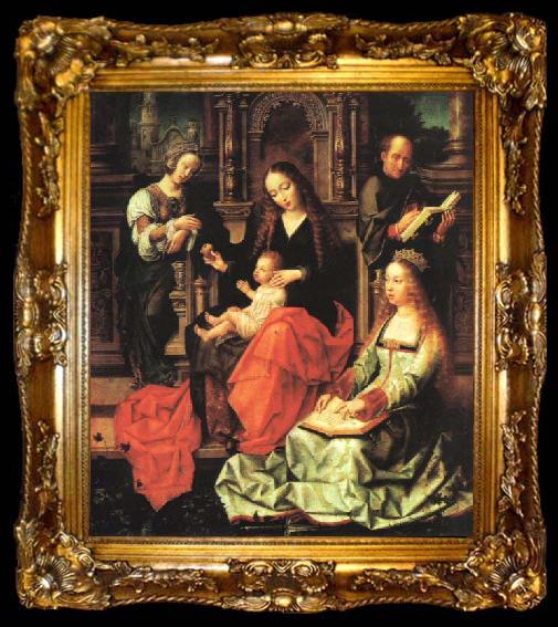 framed  Gerard David Our Lady of the Fly,, ta009-2