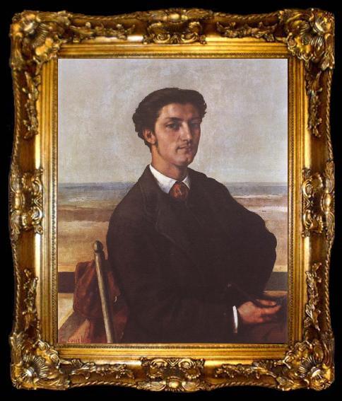 framed  Gustave Courbet Portrait of Nodi, ta009-2