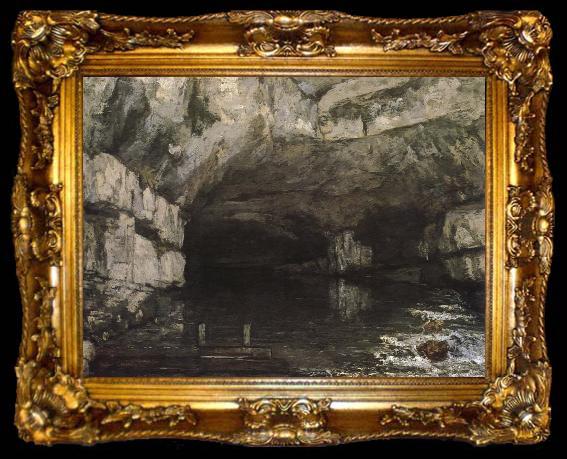 framed  Gustave Courbet Headspring, ta009-2