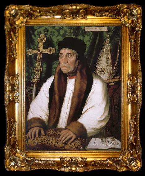 framed  Hans Holbein Weilianwoer portrait classes, ta009-2