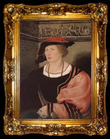 framed  Hans Holbein Mr Benedict Hetengsitan portrait, ta009-2