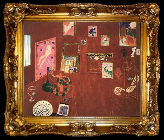 framed  Henri Matisse the red studio, ta009-2